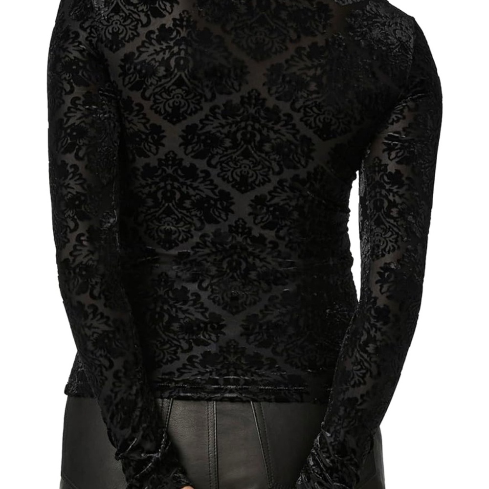 New PAIGE Black Top - Picture 2 of 5